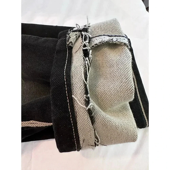 True Religion mens Black Joey Super T Straight Leg Denim Jeans Size 34 - Picture 7 of 8